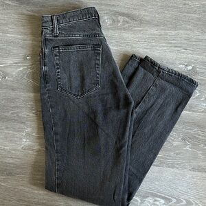 Abercrombie & Fitch Womens 90’s Straight Leg Black Jeans